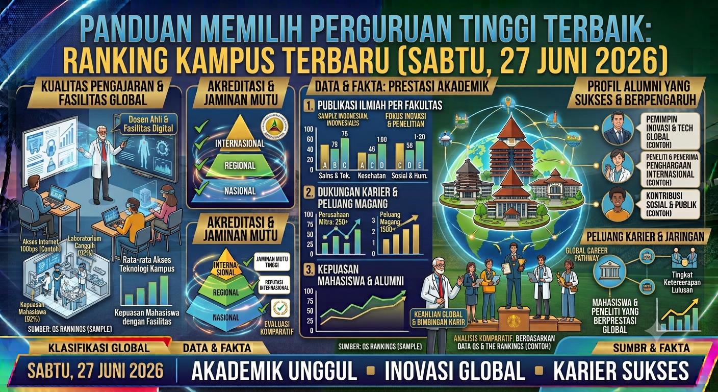 Ranking Kampus Terbaru Hari Ini, Panduan Memilih Perguruan Tinggi Terbaik