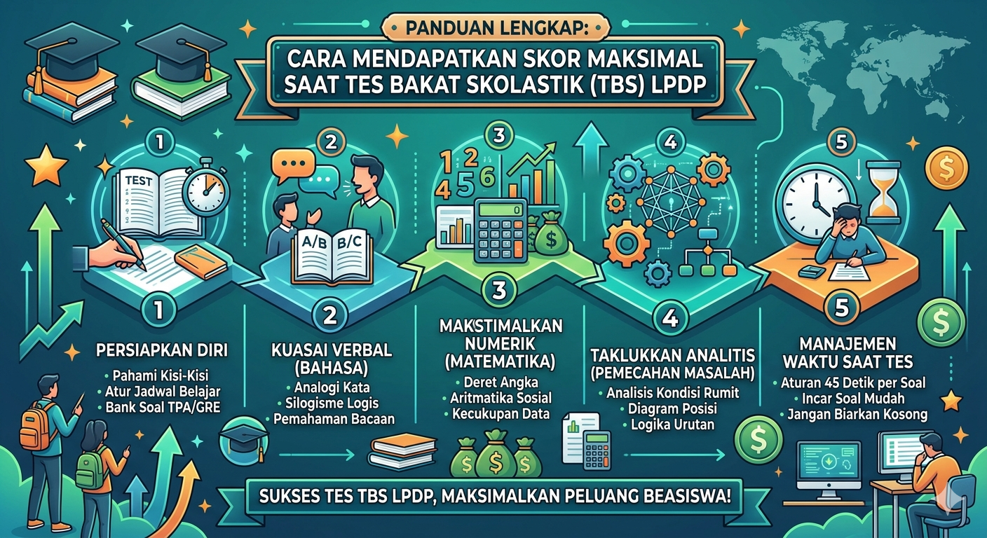 Cara Mendapatkan Skor Maksimal Saat Tes Bakat Skolastik (TBS) LPDP