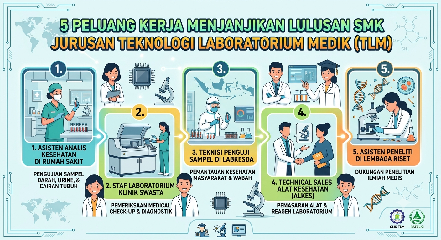 5 Peluang Kerja Menjanjikan Lulusan SMK Jurusan Teknologi Laboratorium Medik (TLM)