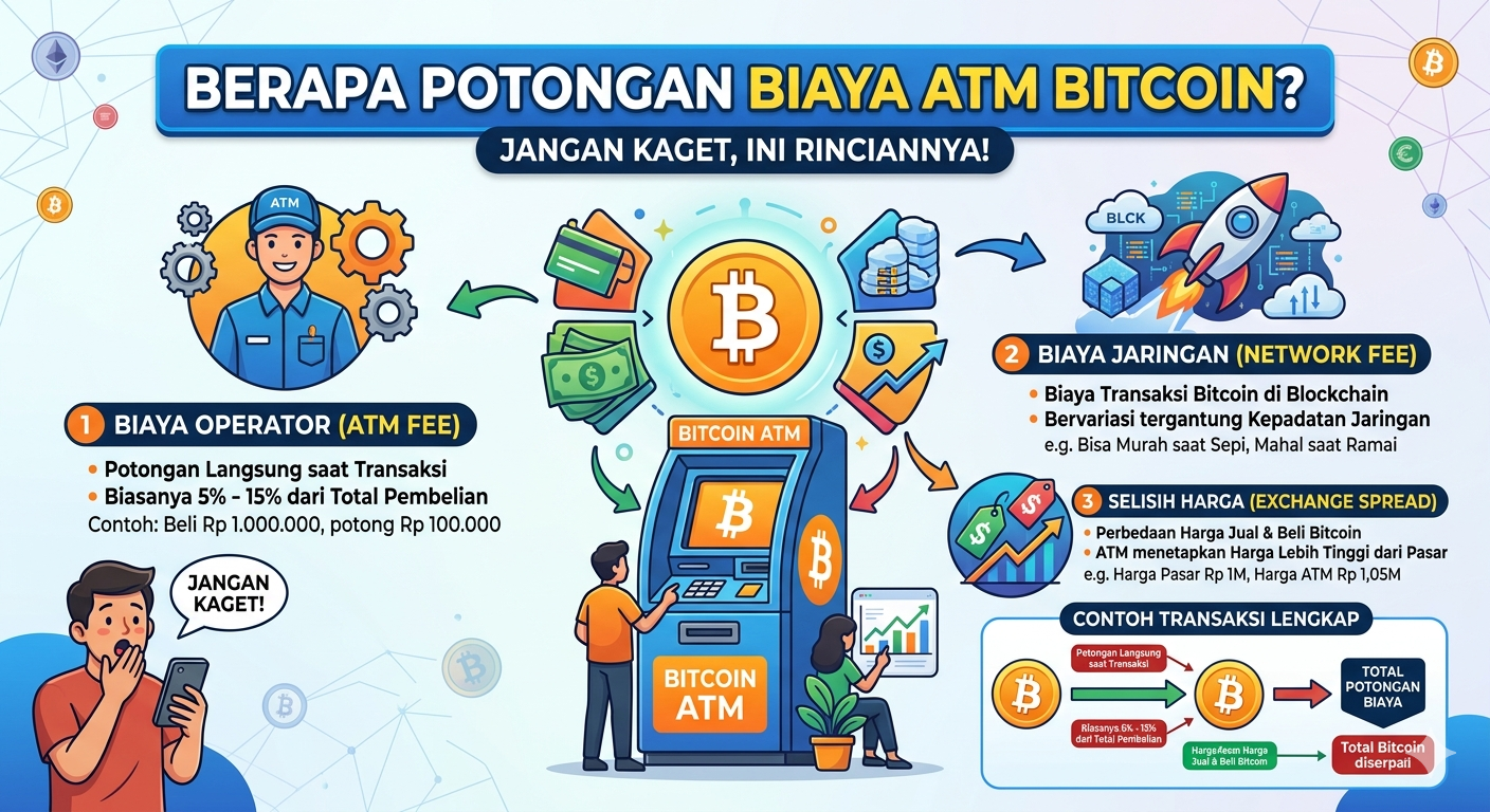 Berapa Potongan Biaya ATM Bitcoin? Jangan Kaget, Ini Rinciannya!