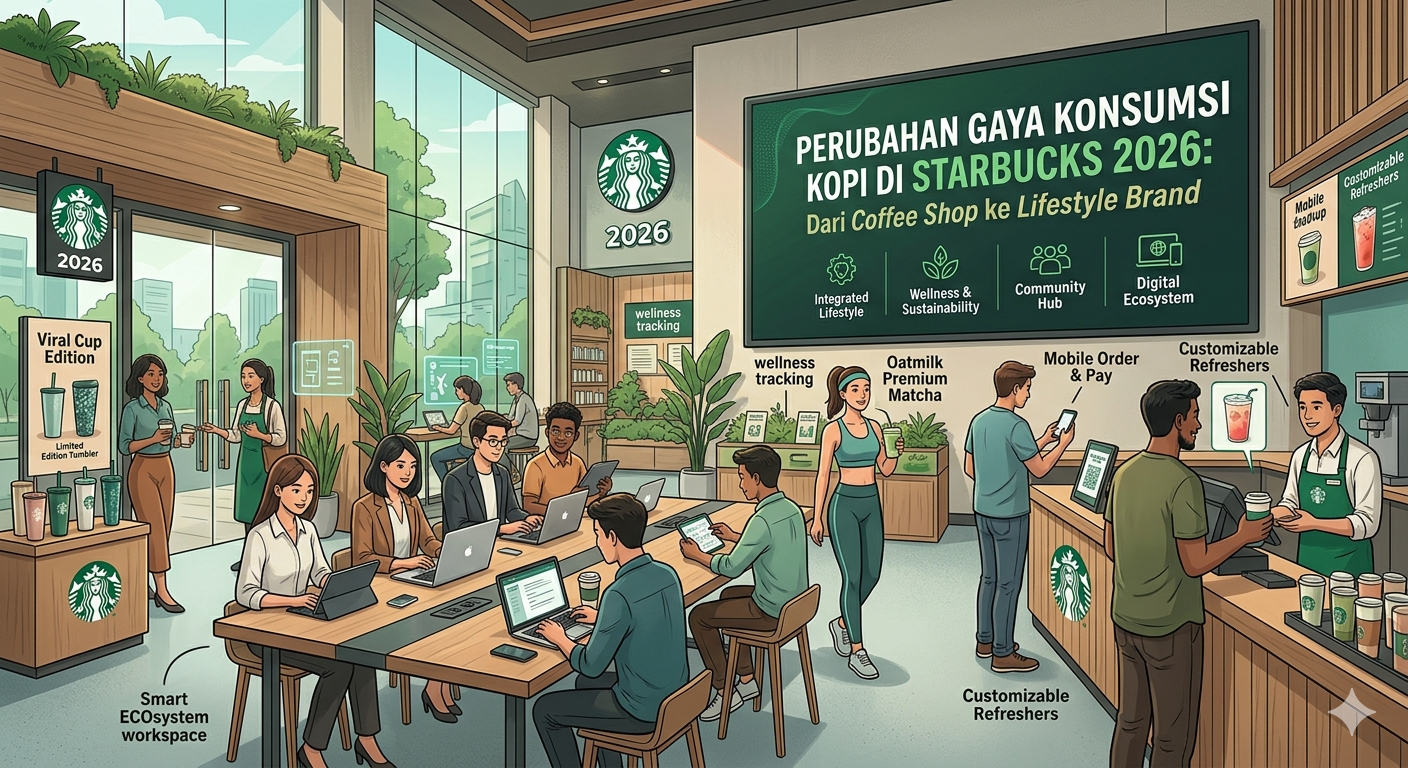 Perubahan Gaya Konsumsi Kopi di Starbucks 2026: Dari Coffee Shop ke Lifestyle Brand