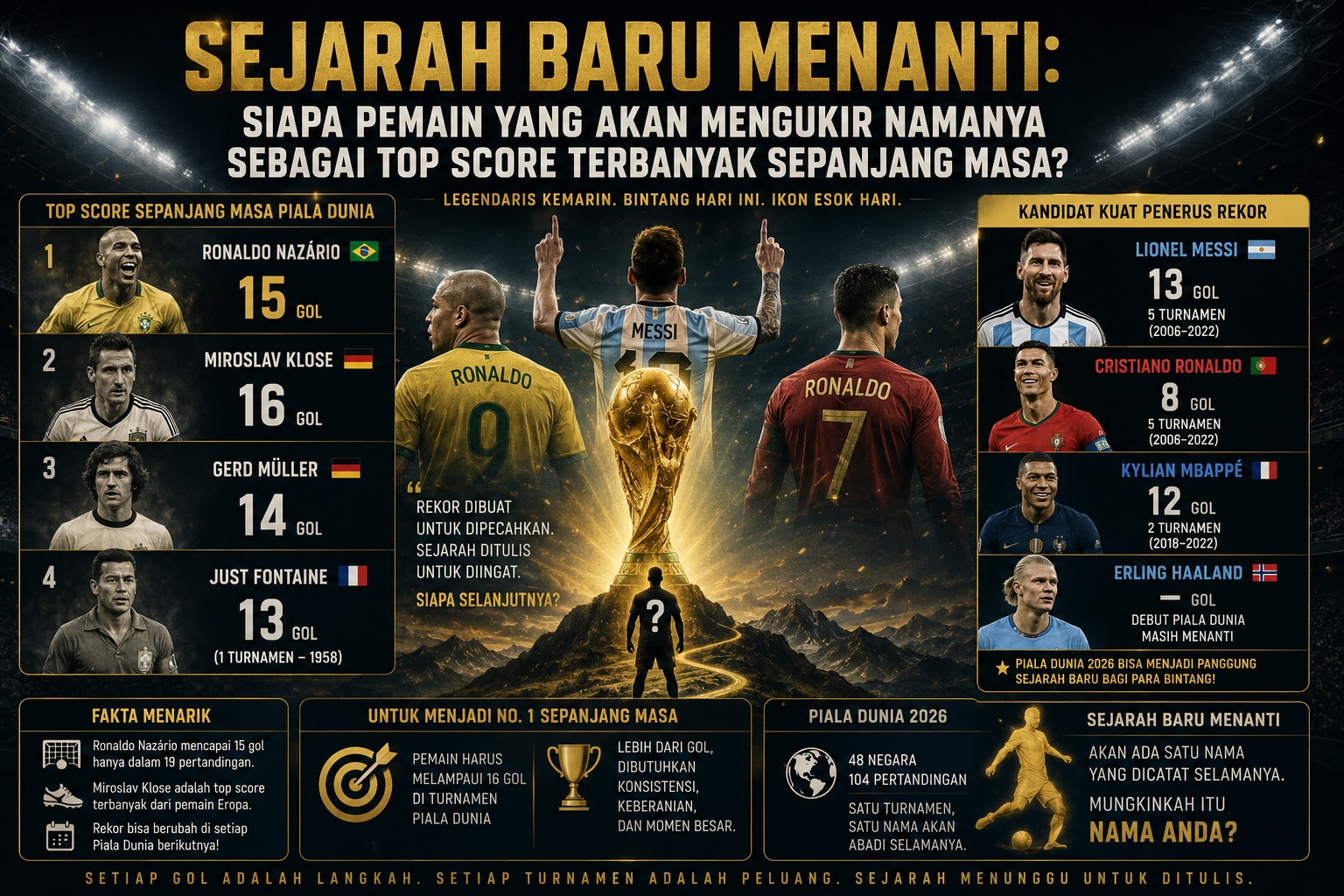 Sejarah Baru Menanti: Siapa Pemain yang Akan Mengukir Namanya sebagai Top Score Terbanyak Sepanjang Masa?