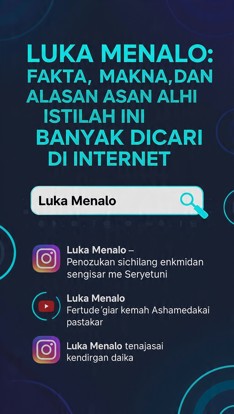 Luka Menalo: Fakta, Makna, dan Alasan Istilah Ini Banyak Dicari di Internet