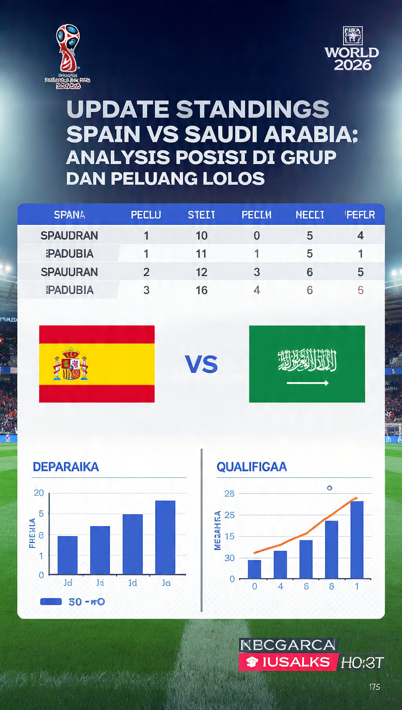 Update Standings Spain vs Saudi Arabia: Analisis Posisi di Grup dan Peluang Lolos