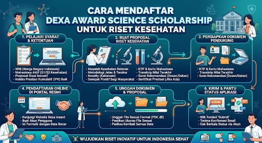 Cara Mendaftar Dexa Award Science Scholarship untuk Riset Kesehatan