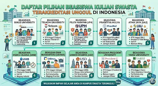 Kumpulan Beasiswa S1 dan S2 untuk Jurusan Teknik Informatika & Bisnis Digital
