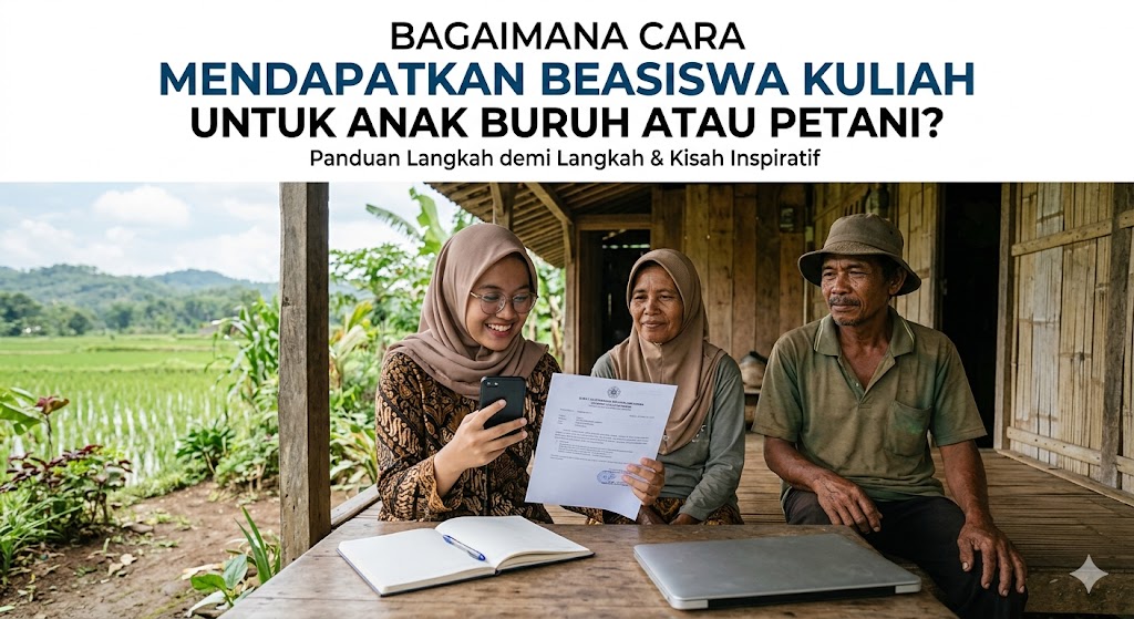 Bagaimana Cara Mendapatkan Beasiswa Kuliah untuk Anak Buruh atau Petani?