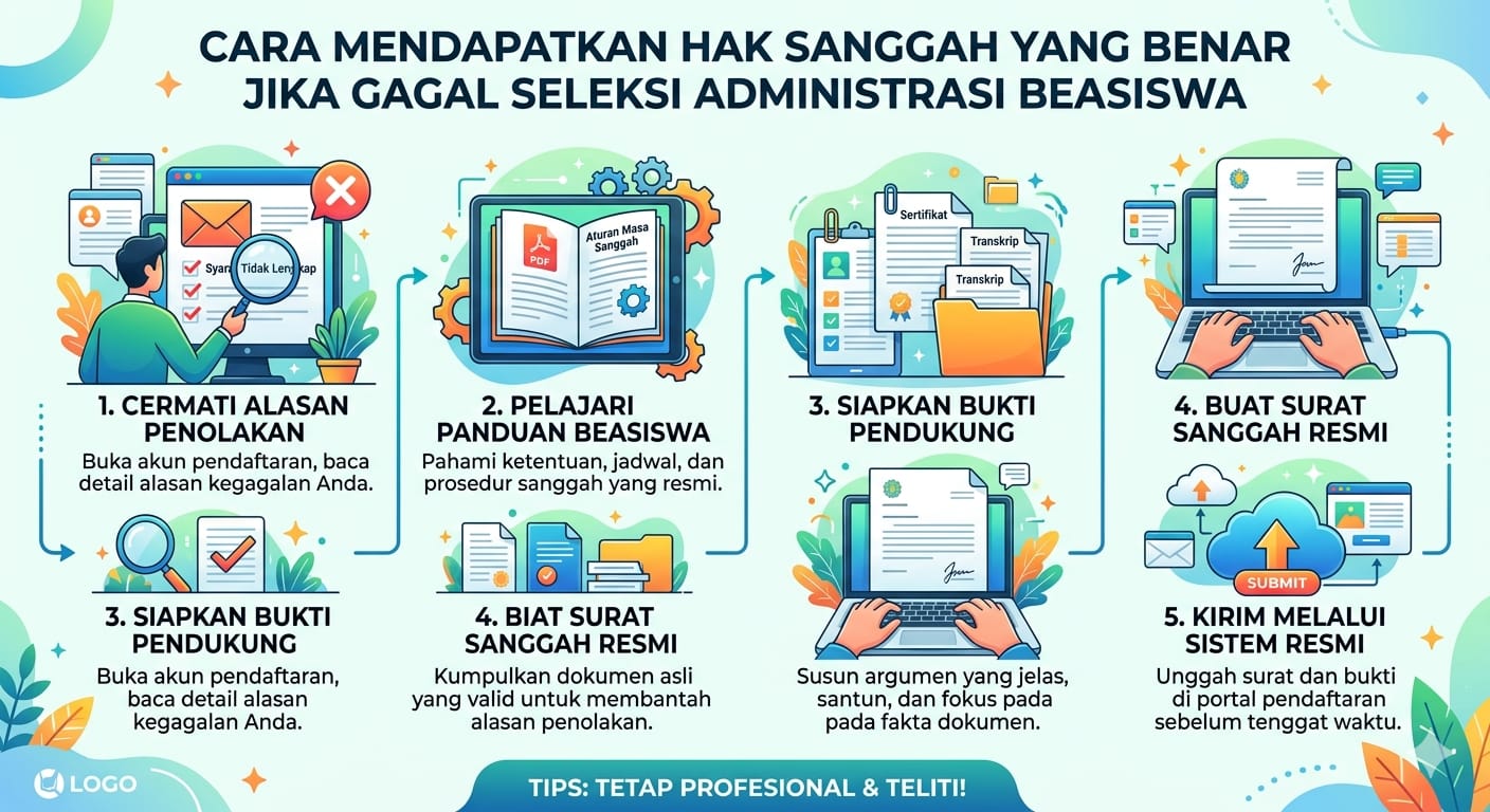 Cara Mendapatkan Hak Sanggah yang Benar Jika Gagal Seleksi Administrasi Beasiswa
