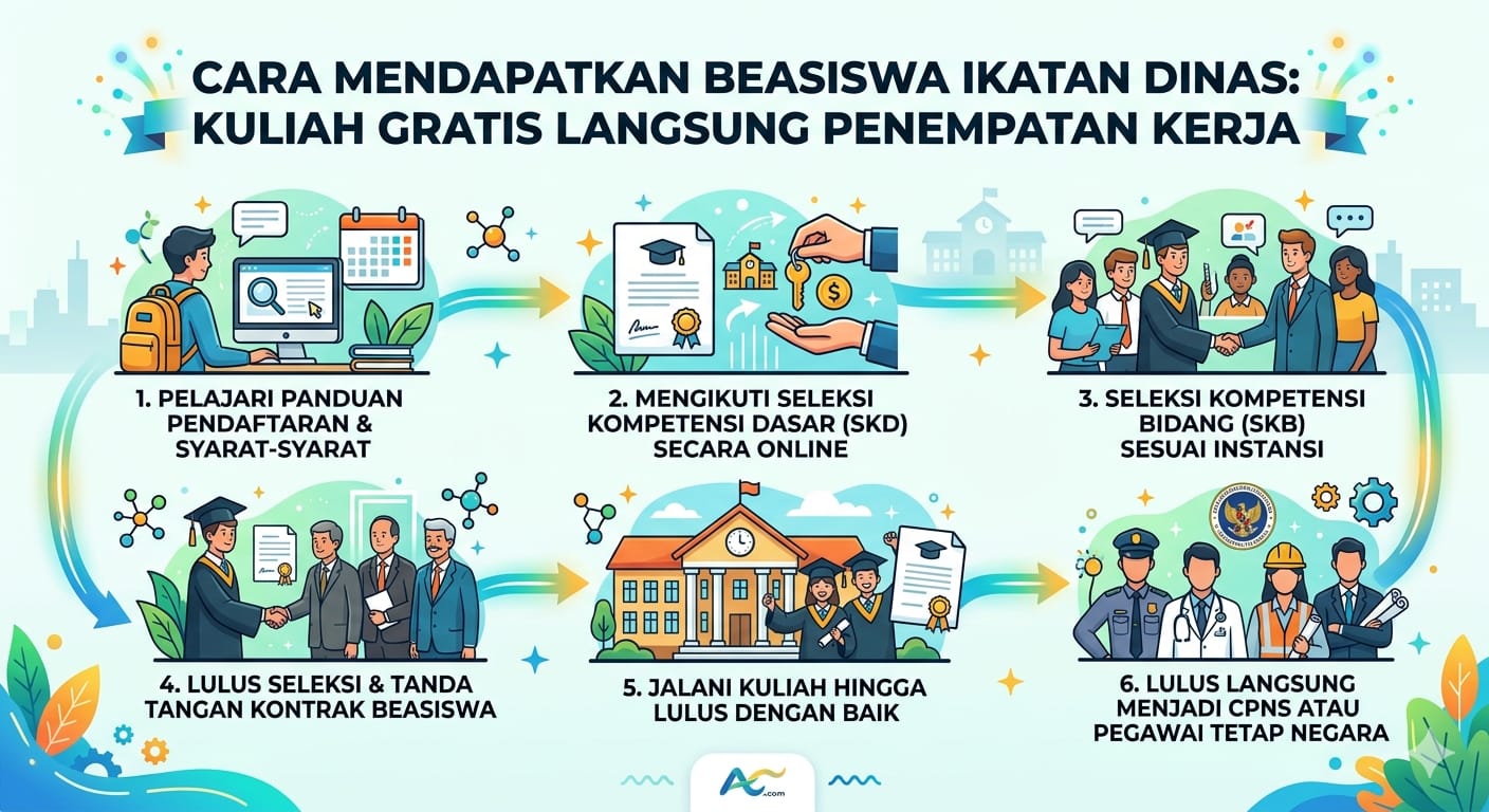 Cara Mendapatkan Beasiswa Ikatan Dinas: Kuliah Gratis Langsung Penempatan Kerja