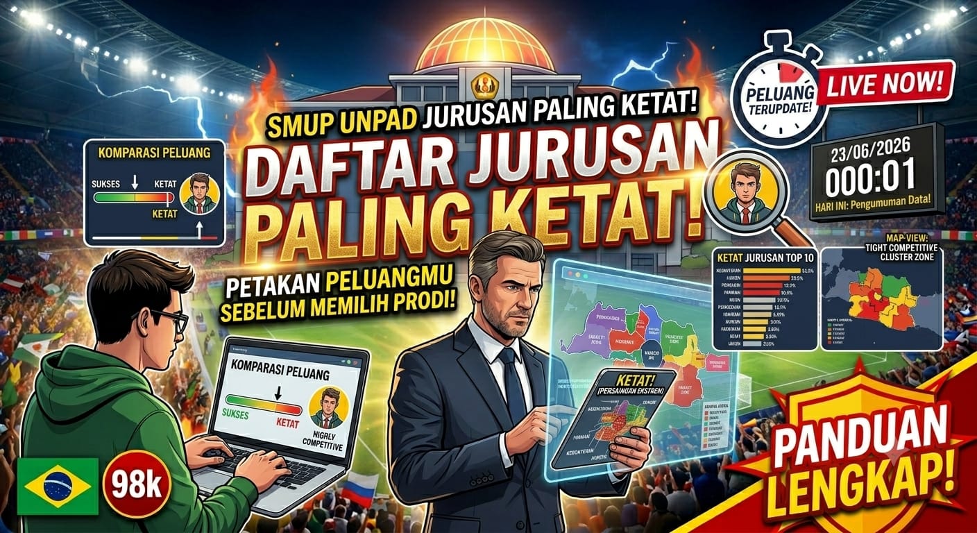 Daftar Jurusan Paling Ketat di SMUP Unpad: Petakan Peluangmu Sebelum Memilih Prodi!