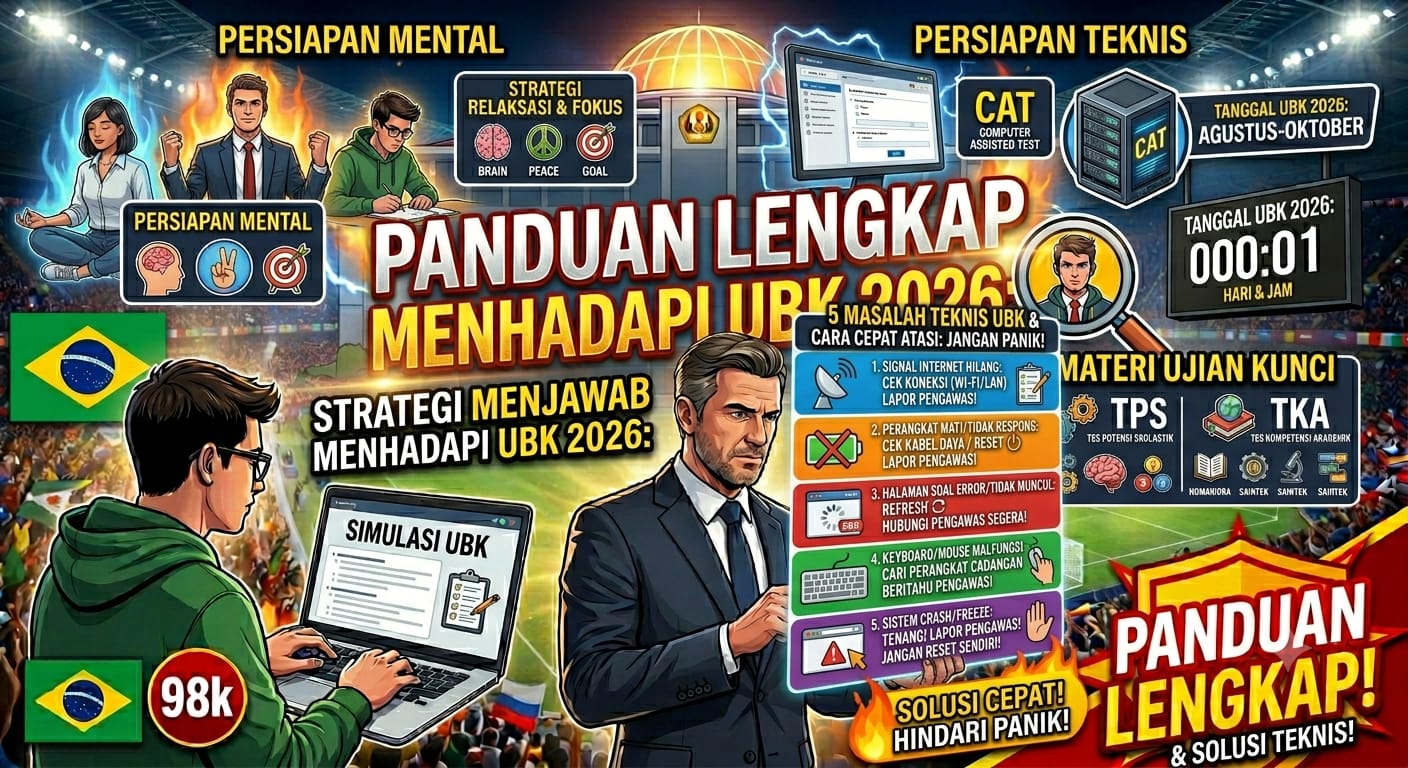 Panduan Lengkap Menghadapi UBK 2026: Persiapan Mental, Teknis, dan Strategi Menjawab Soal