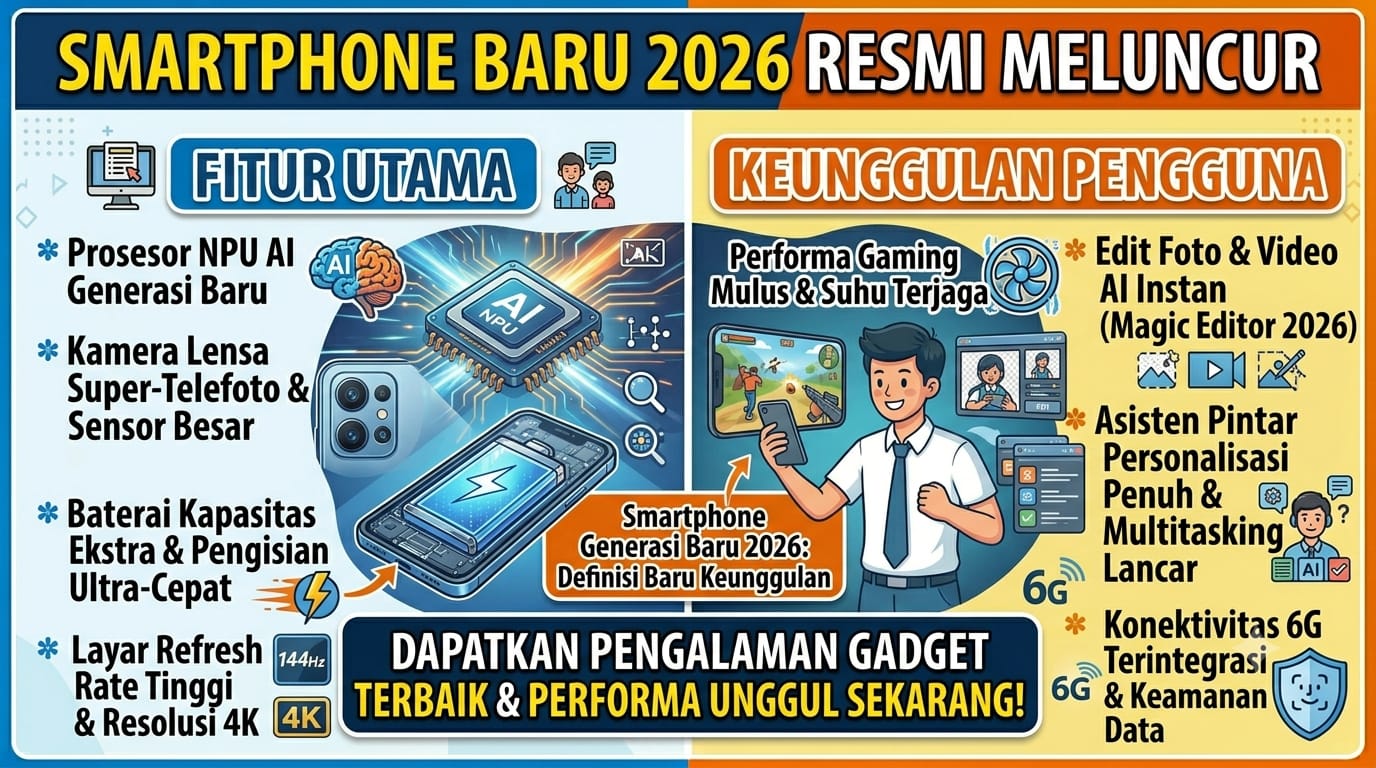 Smartphone Baru 2026 Resmi Meluncur, Ini Keunggulannya