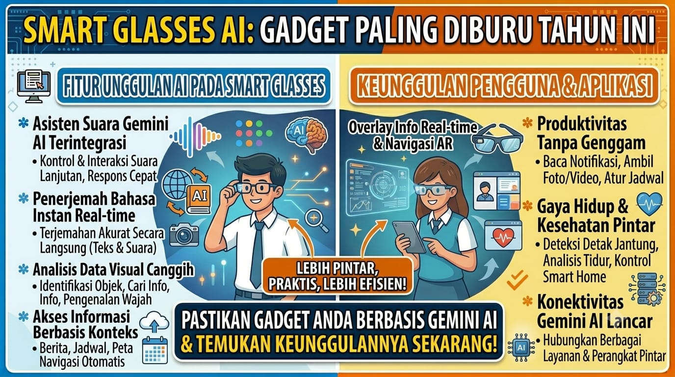 Smart Glasses AI Jadi Gadget Paling Diburu Tahun Ini