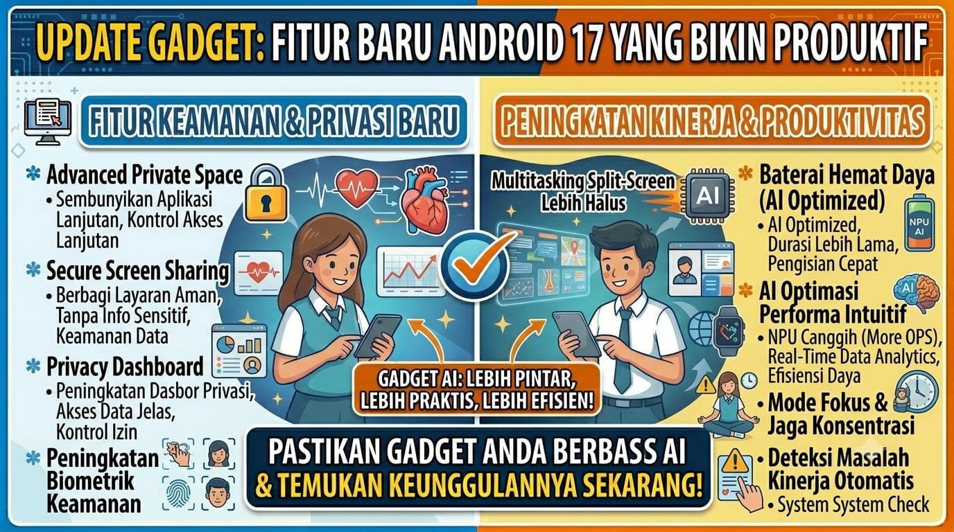 Fitur Baru Android 17 yang Bikin Pengguna Makin Produktif