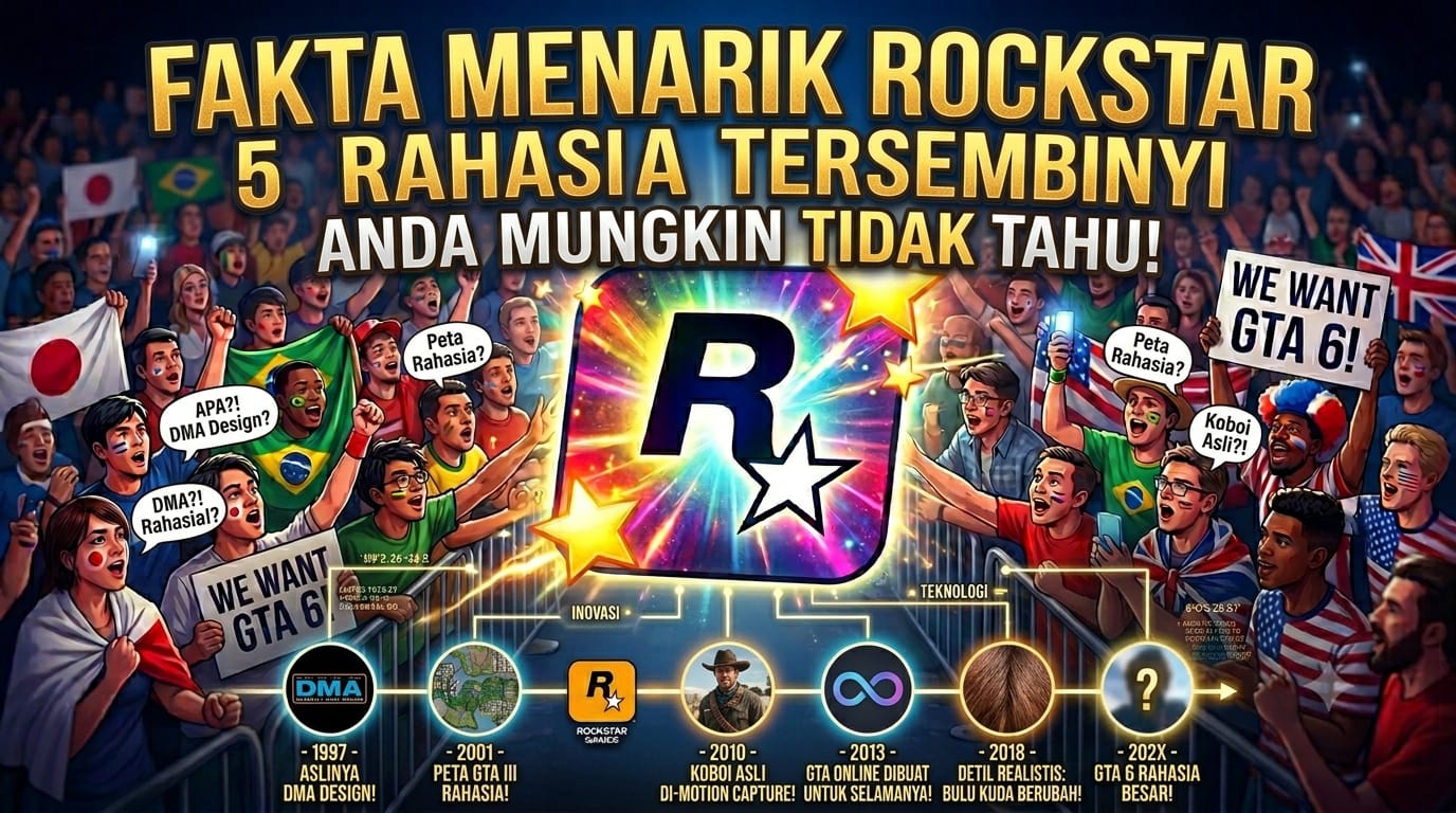 Fakta Menarik tentang Rockstar Games yang Mungkin Belum Diketahui Para Gamer