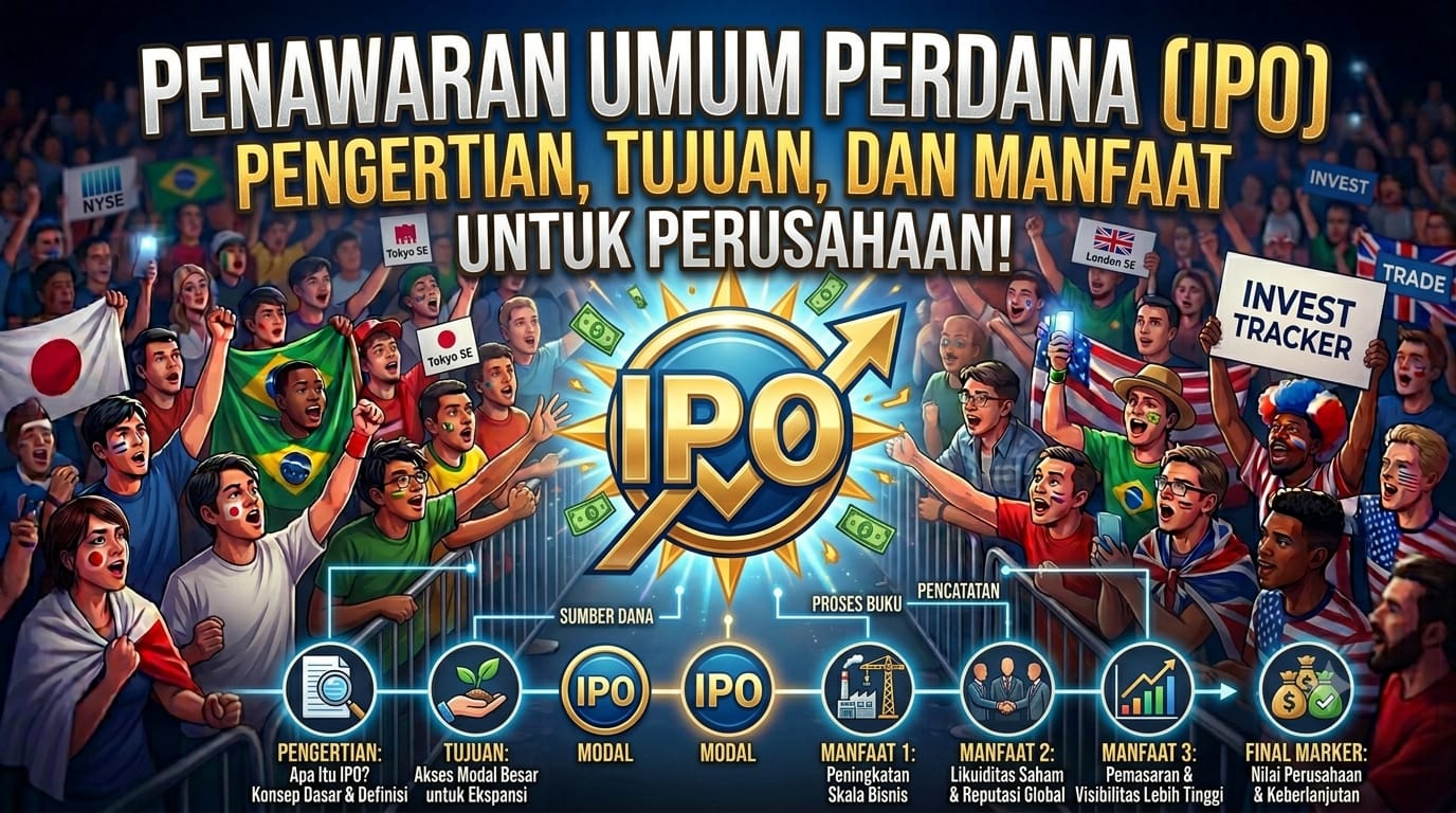 Penawaran Umum Perdana (IPO): Pengertian, Tujuan, dan Manfaat bagi Perusahaan