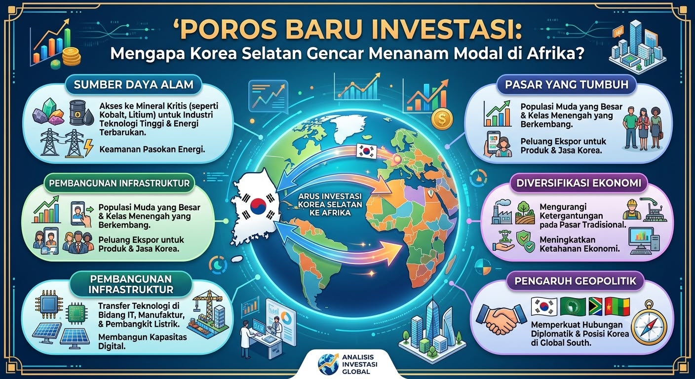 Poros Baru Investasi: Mengapa Korea Selatan Gencar Menanam Modal di Afrika?