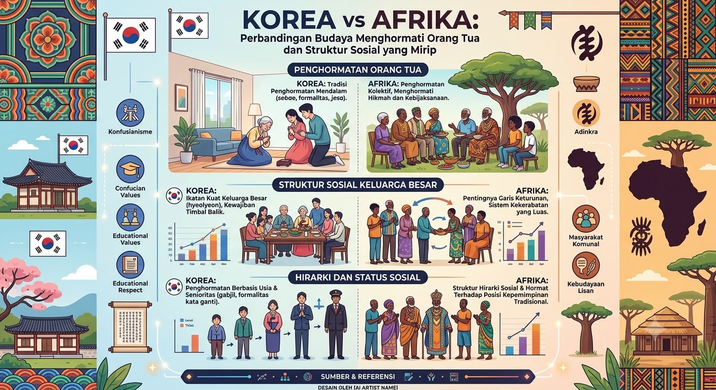 Korea vs Afrika: Perbandingan Budaya Menghormati Orang Tua dan Struktur Sosial yang Mirip
