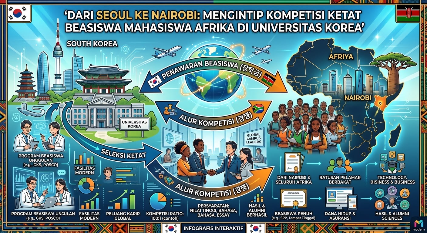Dari Seoul ke Nairobi: Mengintip Kompetisi Ketat Beasiswa Mahasiswa Afrika di Universitas Korea