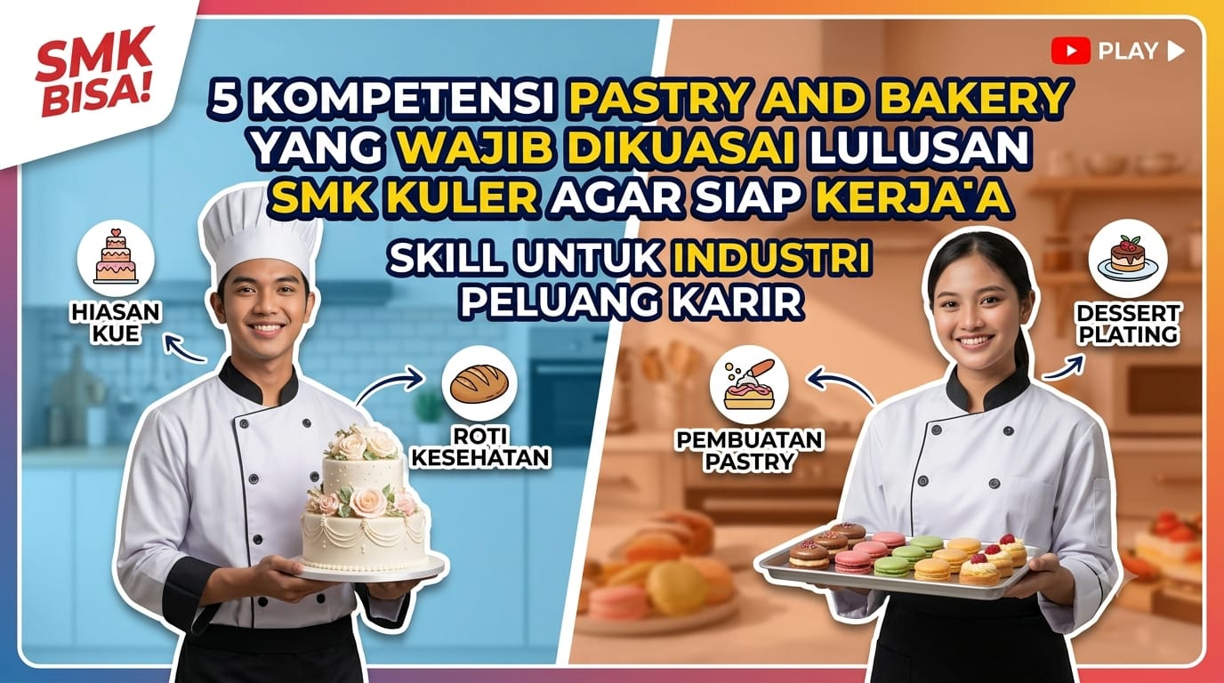 5 Kompetensi Pastry and Bakery yang Wajib Dikuasai Lulusan SMK Kuliner Agar Siap Kerja