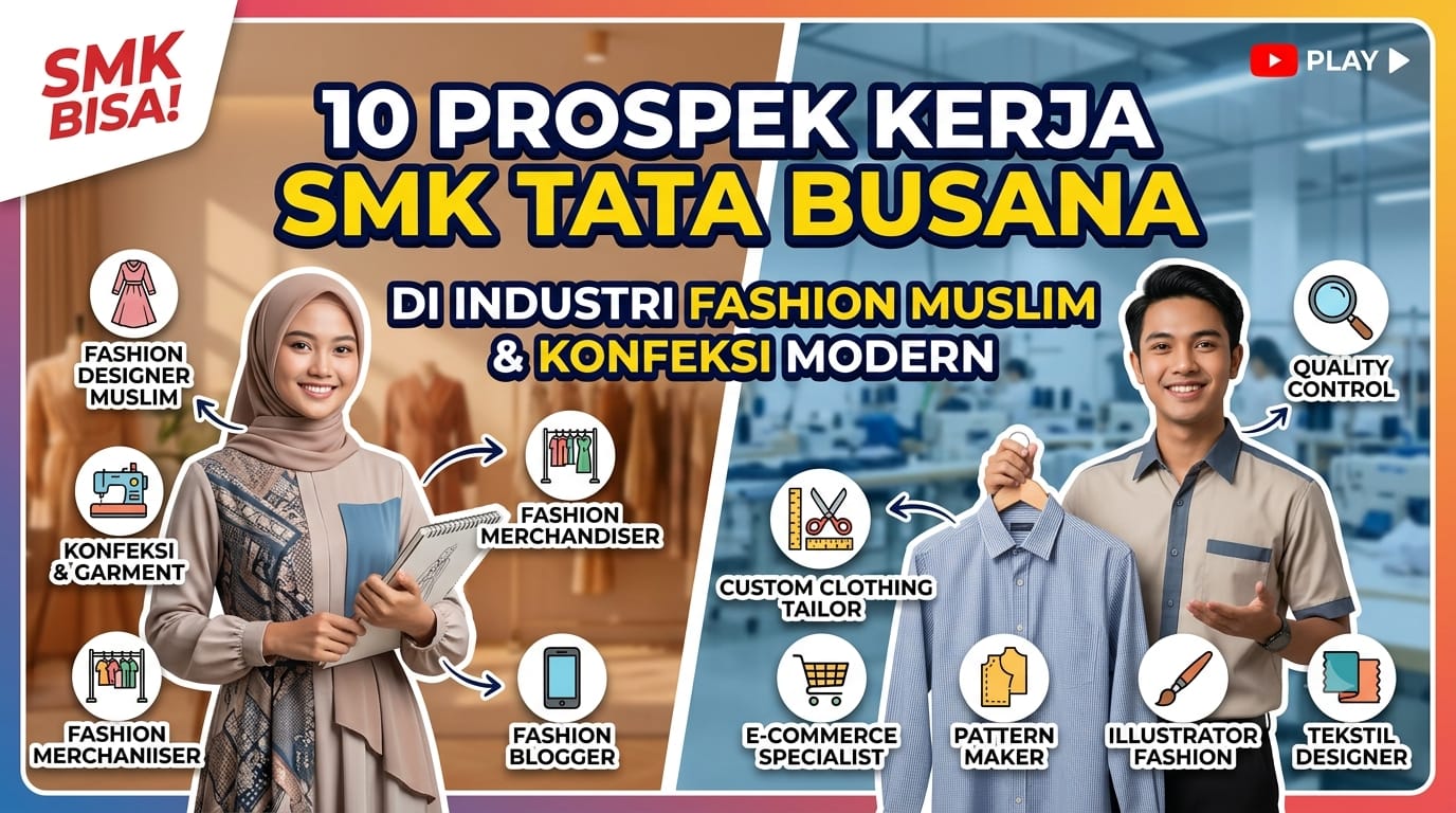 10 Prospek Kerja SMK Tata Busana di Industri Fashion Muslim dan Konfeksi Modern