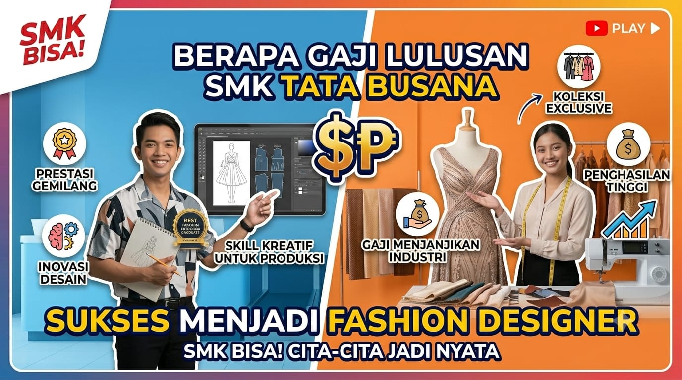 Menggiurkan! Berapa Gaji Lulusan SMK Tata Busana yang Sukses Menjadi Fashion Designer?