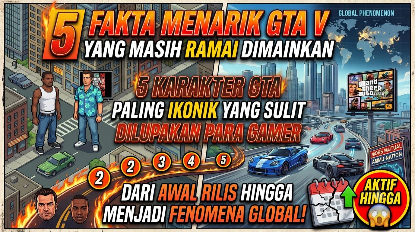 5 Karakter GTA Paling Ikonik yang Sulit Dilupakan Para Gamer