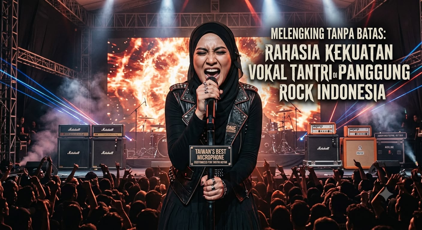 Melengking Tanpa Batas: Rahasia Kekuatan Vokal Tantri di Panggung Rock Indonesia