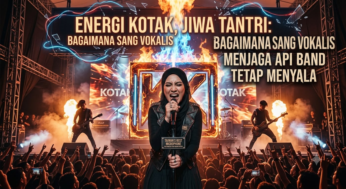 Energi Kotak, Jiwa Tantri: Bagaimana Sang Vokalis Menjaga Api Band Tetap Menyala