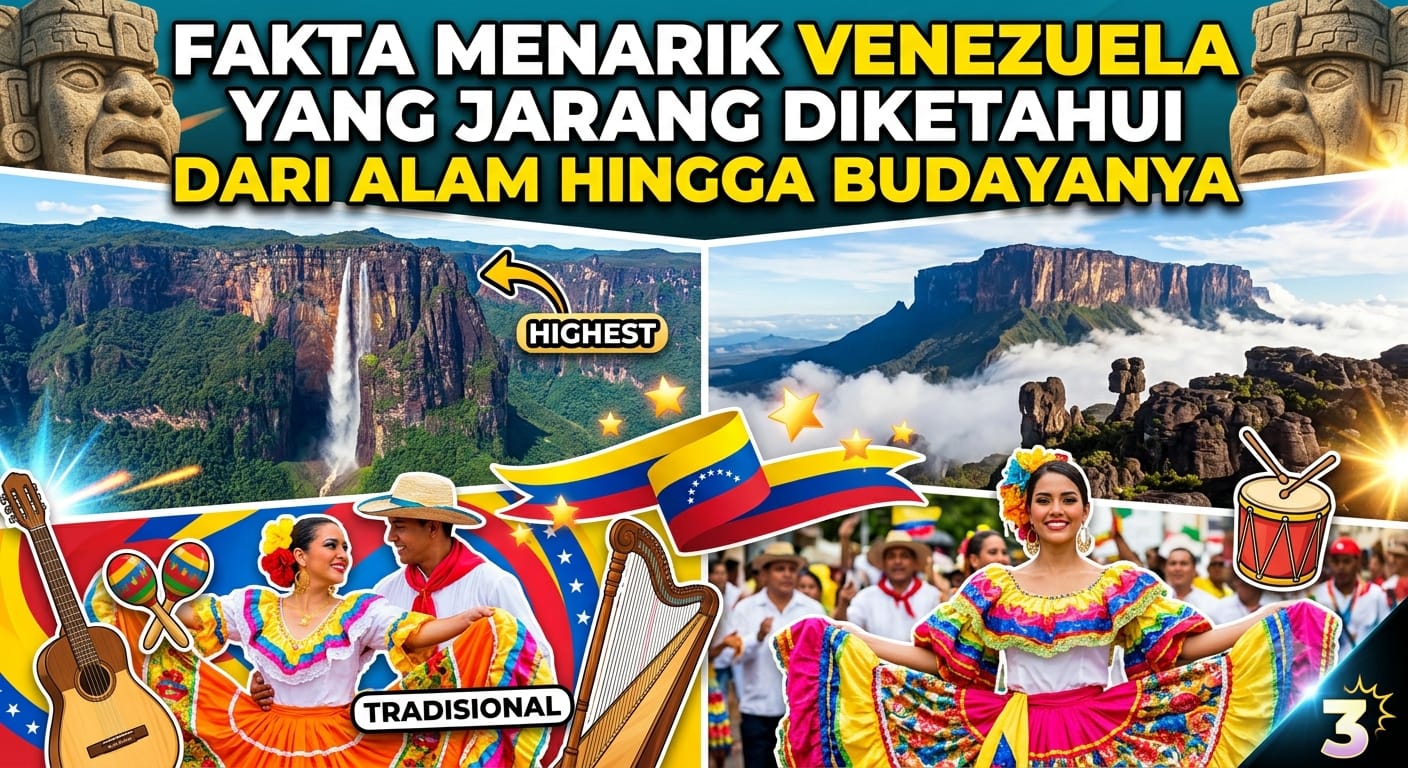 Fakta Menarik Venezuela yang Jarang Diketahui, dari Alam hingga Budayanya