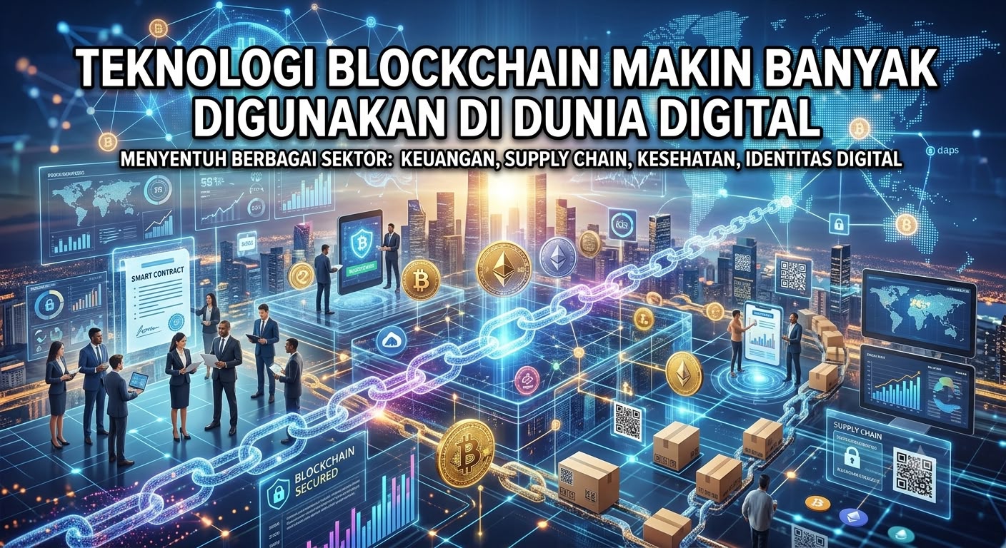 Teknologi Blockchain Makin Banyak Digunakan di Dunia Digital