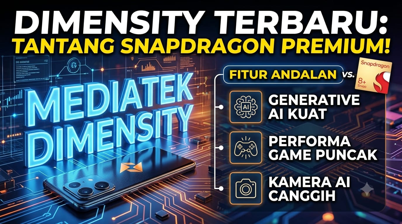 MediaTek Dimensity Terbaru Siap Tantang Snapdragon di Kelas Premium