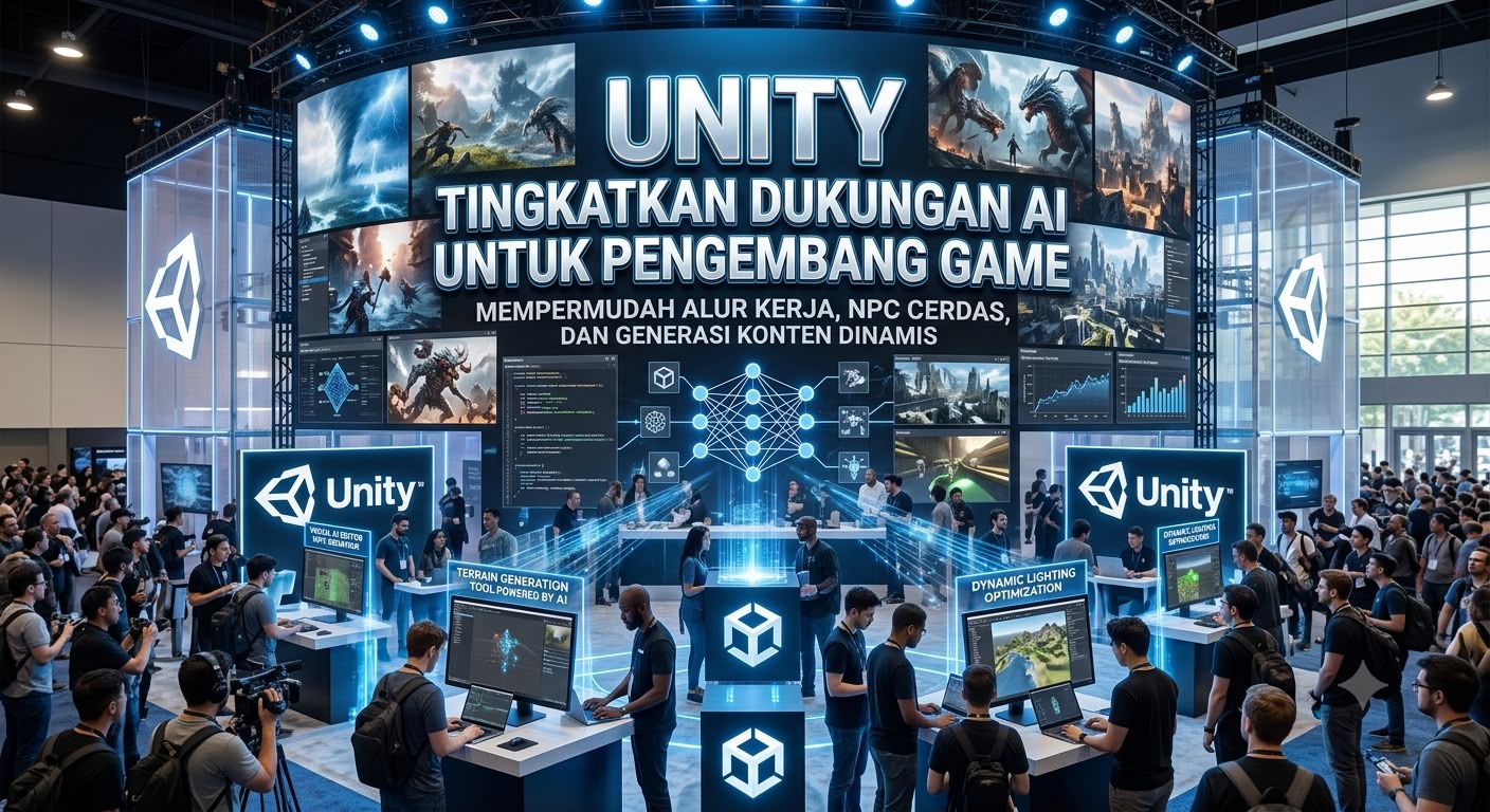 Unity Tingkatkan Dukungan AI untuk Pengembang Game