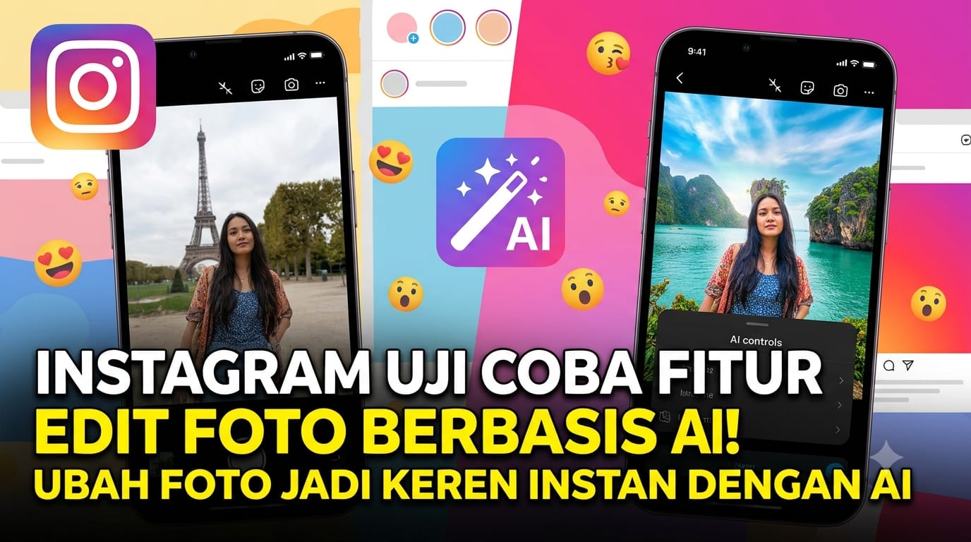 Instagram Uji Coba Fitur Edit Foto Berbasis AI