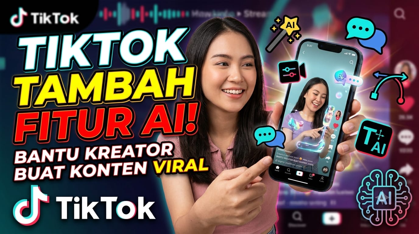 TikTok Tambah Fitur AI untuk Membantu Kreator Membuat Konten