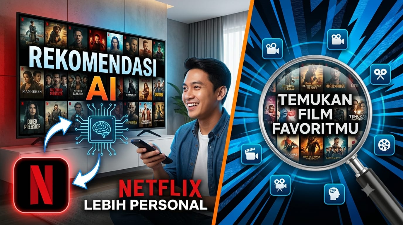 Netflix Manfaatkan AI untuk Tingkatkan Rekomendasi Film