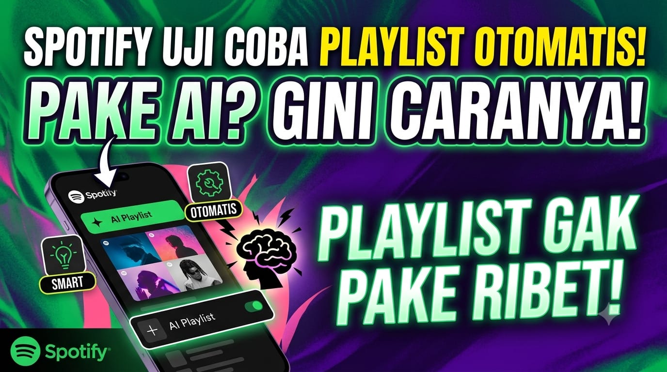 Spotify Uji Coba Playlist Otomatis Berbasis AI