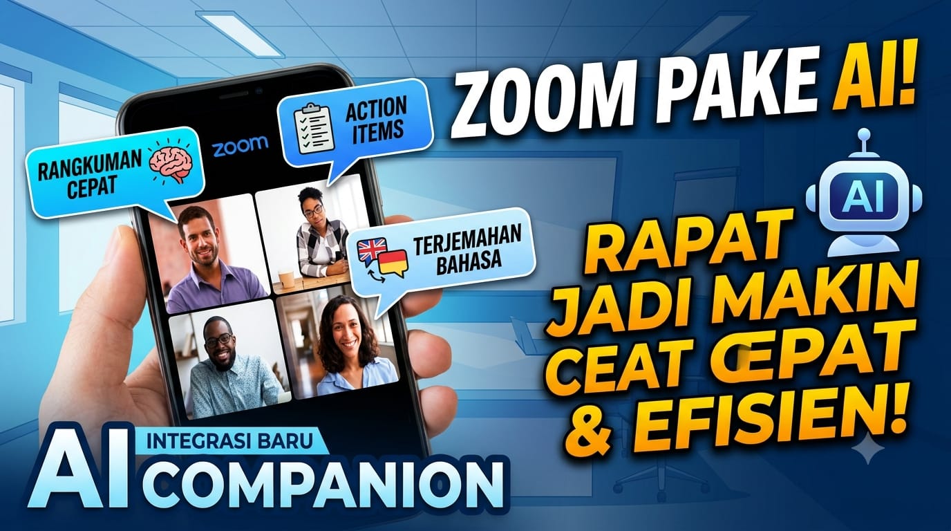 Zoom Integrasikan AI agar Rapat Online Lebih Efisien