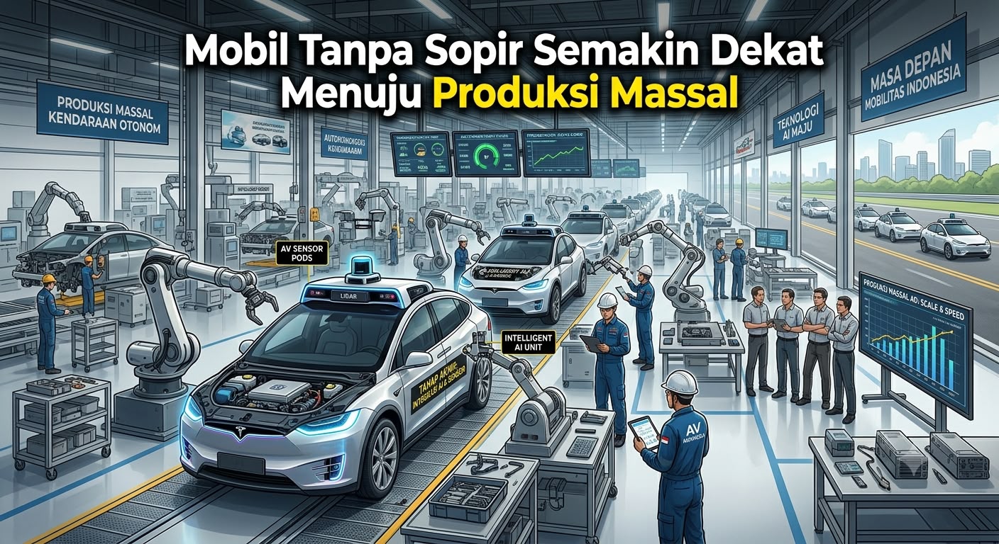Mobil Tanpa Sopir Semakin Dekat Menuju Produksi Massal