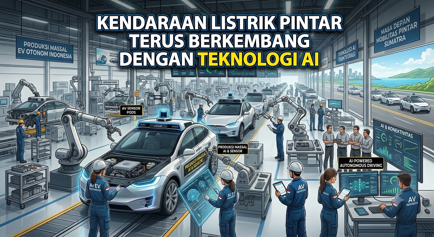 Kendaraan Listrik Pintar Terus Berkembang dengan Teknologi AI