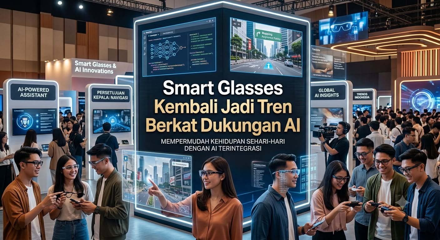 Smart Glasses Kembali Jadi Tren Berkat Dukungan AI