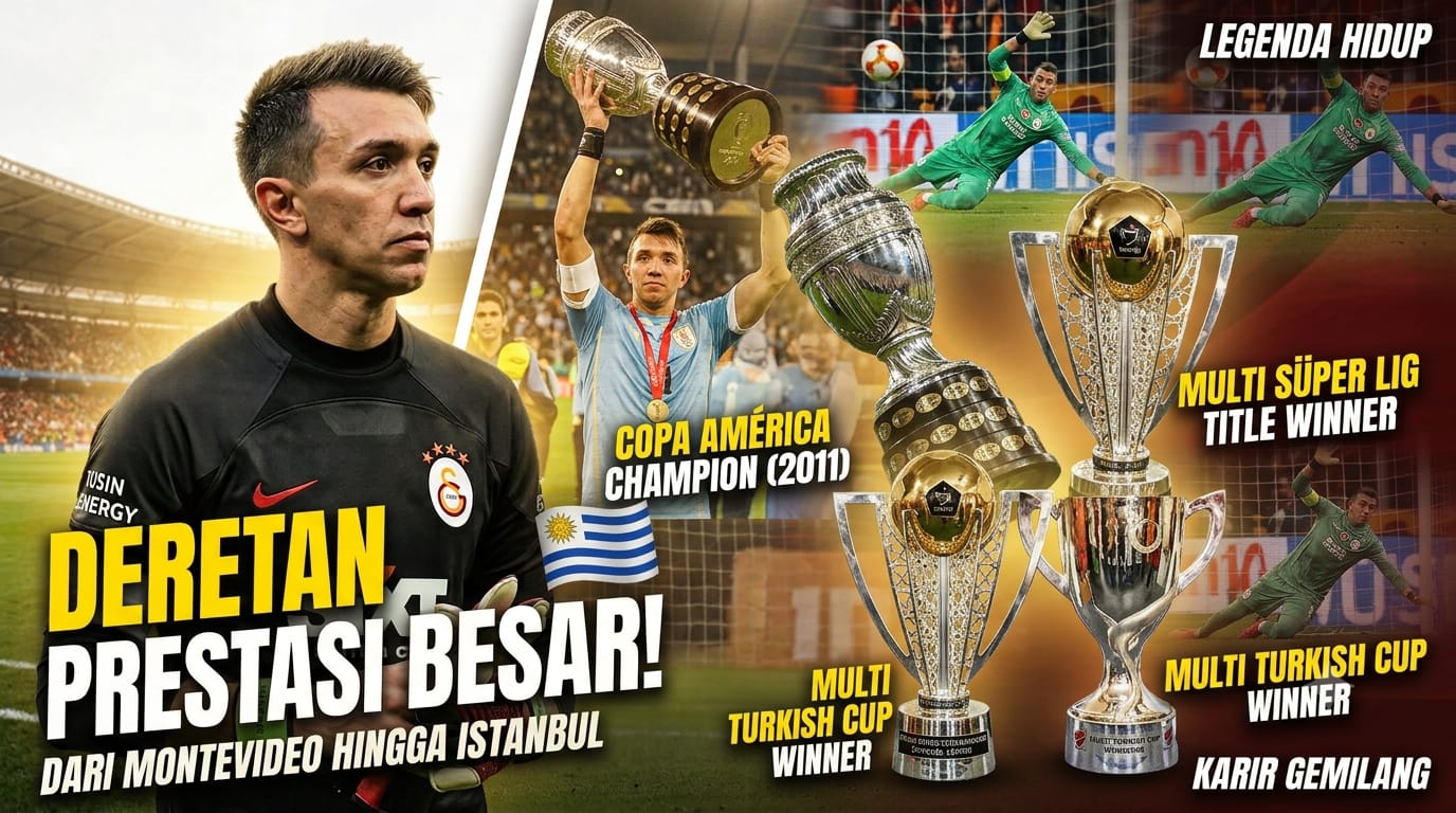 Deretan Prestasi Fernando Muslera Bersama Uruguay dan Galatasaray