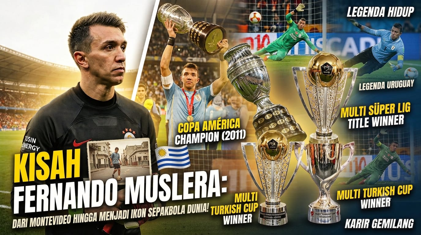 Kisah Fernando Muslera: Dari Montevideo hingga Menjadi Ikon Sepak Bola Dunia