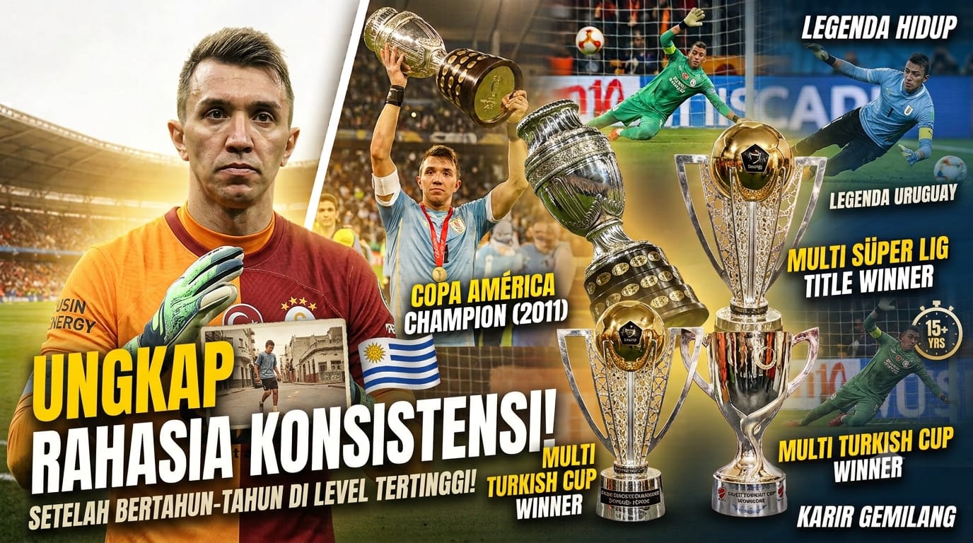Fernando Muslera Ungkap Rahasia Konsistensinya Setelah Bertahun-Tahun di Level Tertinggi