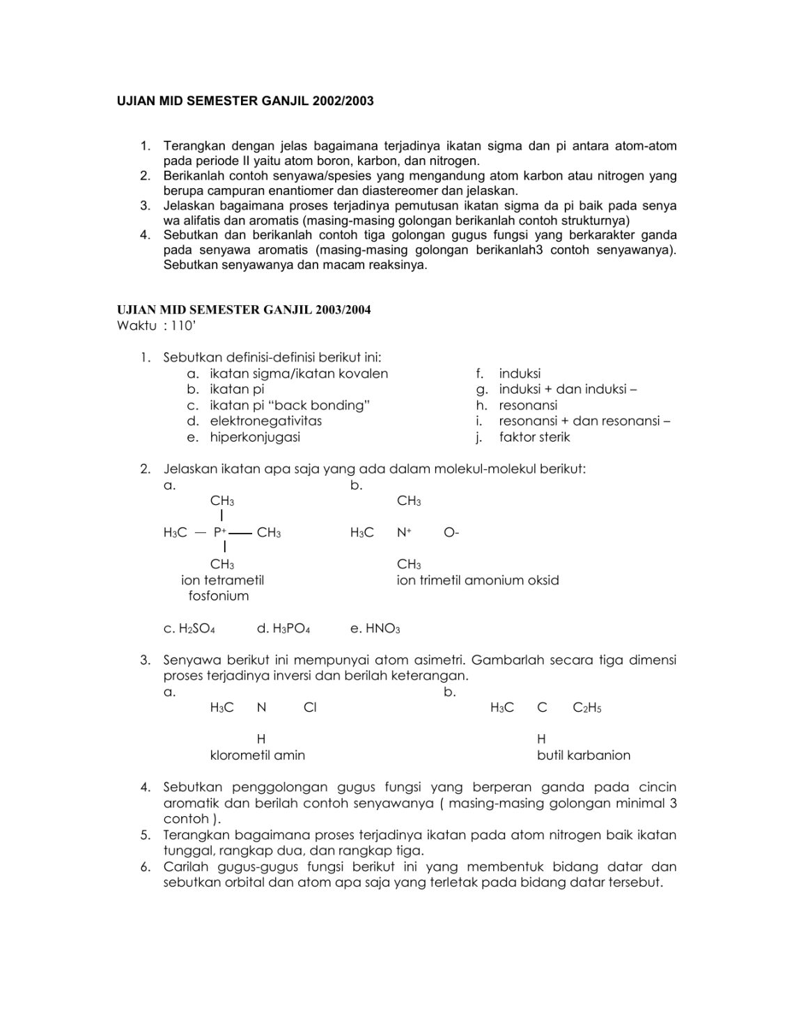 Contoh Soal Kimia Kelas 10 SMA Paling Sering Keluar di Ujian