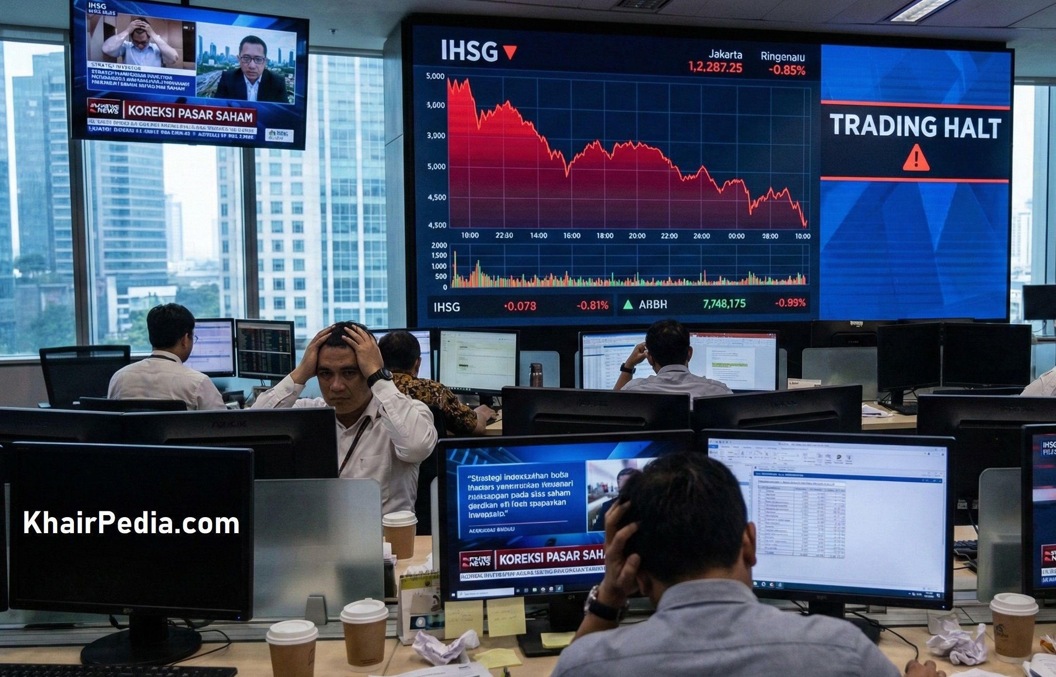 Pasar Saham Indonesia Tertekan: IHSG Merosot Tajam, Simak Strategi Investasi dan Saham Pilihan di Tengah Volatilitas