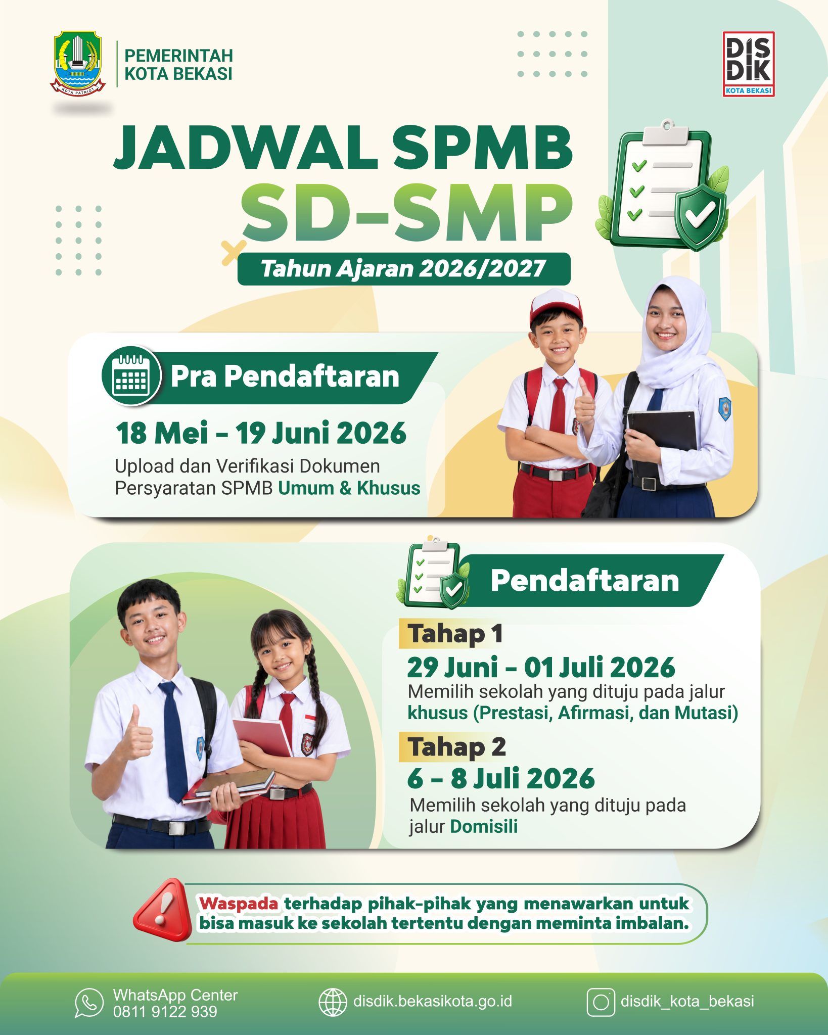Persaingan Ketat SPMB Kota Bekasi 2026: 50 Ribu Calon Siswa Berebut Kursi Sekolah Negeri