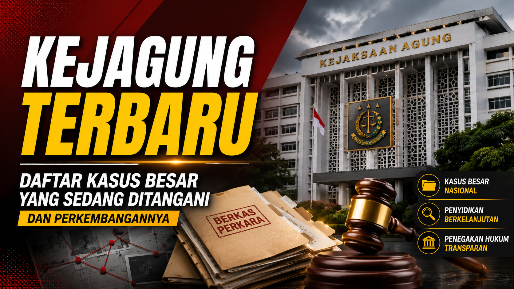 Kejagung Terbaru: Daftar Kasus Besar yang Sedang Ditangani dan Perkembangannya