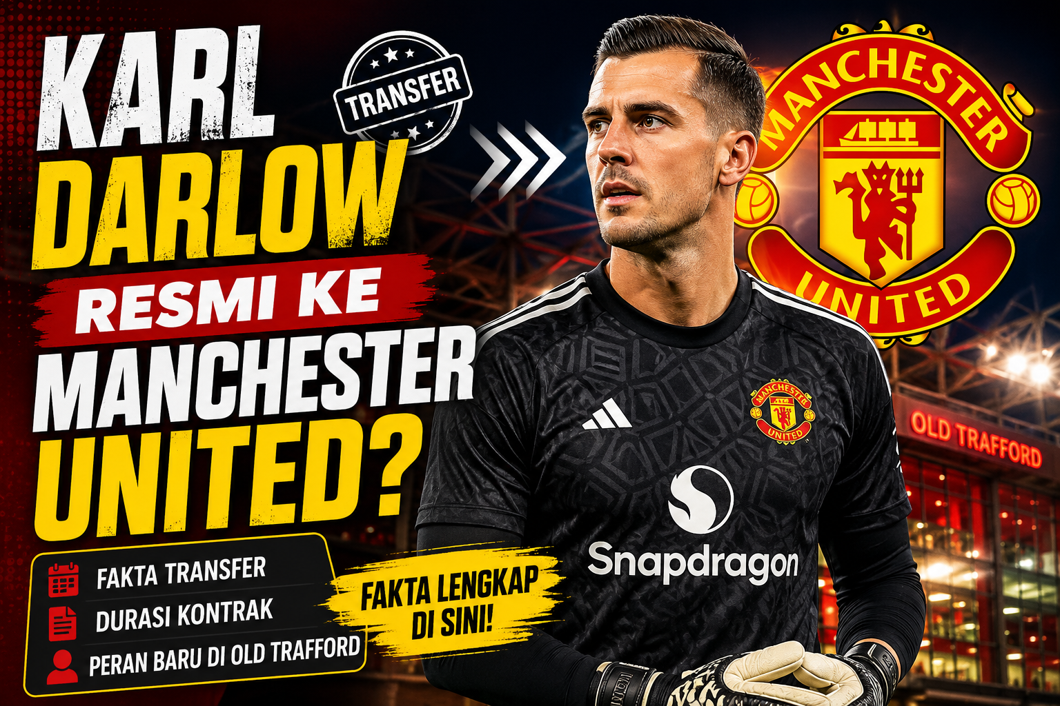 Karl Darlow Resmi ke Manchester United? Fakta Transfer, Durasi Kontrak, dan Peran Barunya di Old Trafford