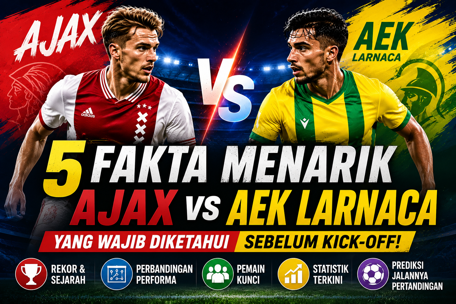 5 Fakta Menarik Ajax vs AEK Larnaca yang Wajib Diketahui Sebelum Kick-Off
